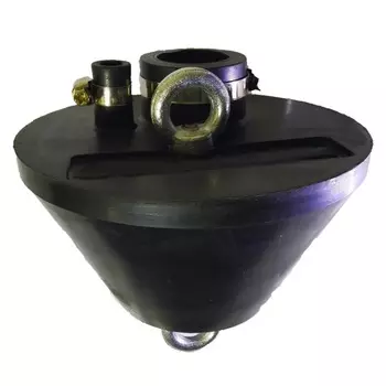 Оголовок скважины универсальный ОС-У (ОСУ) 90-160 (обжим 16-32мм), резина, фиксатор кабеля, карабин для троса