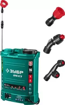 Опрыскиватель Зубр ОПС-16 аккумуляторный, 16 л бак, 12В, 8Ач