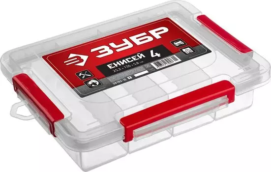 Органайзер Зубр "ЕНИСЕЙ-4" 38193-10_z01 пластиковый