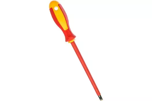 Отвертка Энкор 19694 шлицевая диэлектрическая 8х175 мм 1000В
