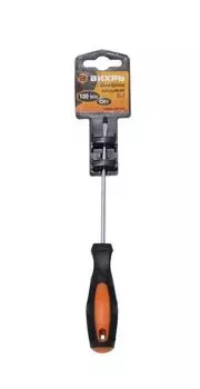 Отвертка Вихрь 73/6/2/7 шлицевая SL3, 100 мм