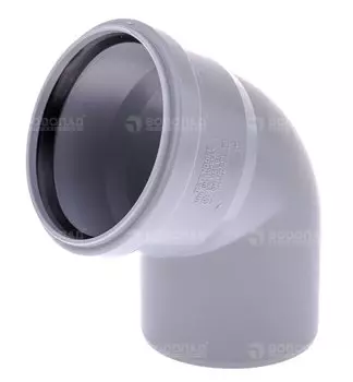 Отвод D110х67* полипропилен (серый)