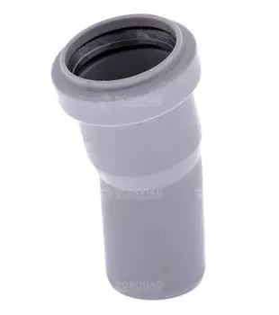 Отвод D40х15* полипропилен (серый)
