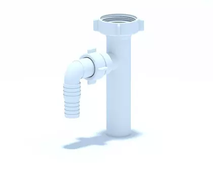 Отвод для стиральной машины Ани-пластМ120 1.1/2х32 мм