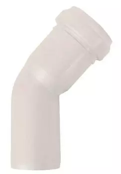 Отвод канализационный Силикон 110х45° полипропилен, бесшумный