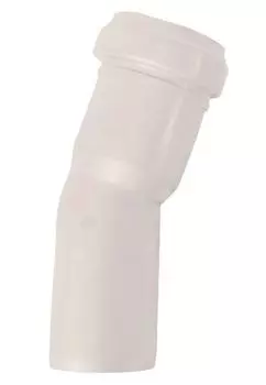 Отвод канализационный Силикон 50х15° полипропилен, бесшумный