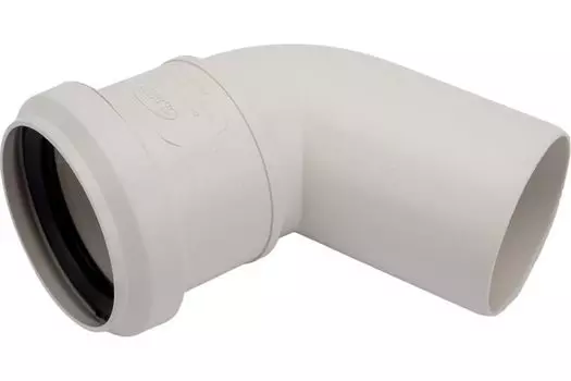 Отвод канализационный Силикон 50х67° полипропилен, бесшумный