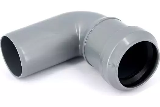 Отвод канализационный Силикон D 40х87° полипропилен (серый)