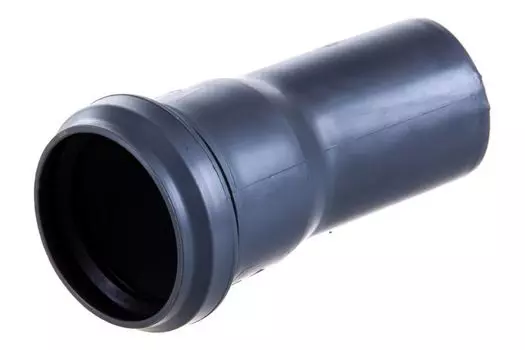 Отвод канализационный Силикон D 50х15° полипропилен (серый)