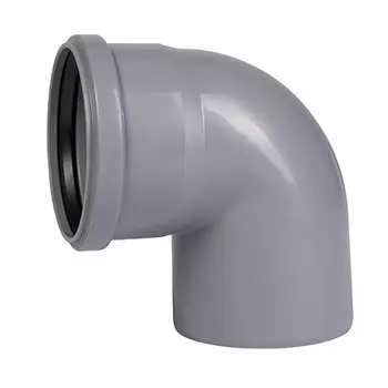 Отвод Ostendorf D90х90* полипропилен (серый)