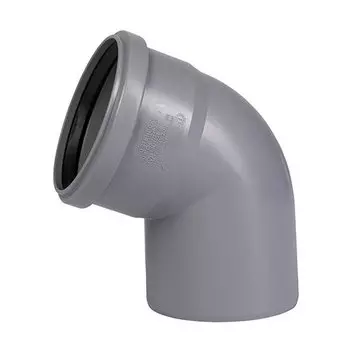 Отвод Ostendorf 114130 D32х30* полипропилен (серый)