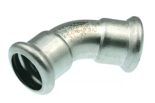 Отвод пресс 45* двухраструбный Kan-therm