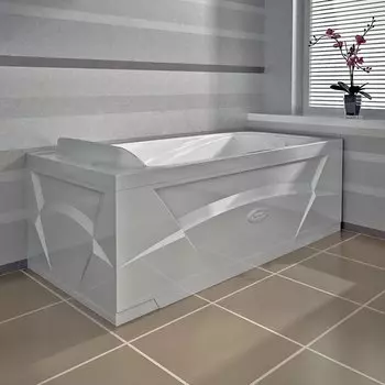 Фронтальная панель для ванны Радомир Роза 2-21-0-0-9-208 с креплением