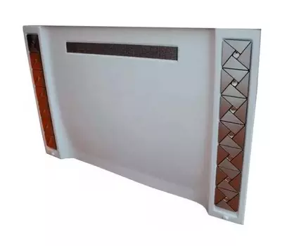 Панель торцевая Радомир 1-31-0-1-0-044 для ванны Хельга 185х100 см, белая, с декором, левая