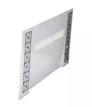 Панель торцевая Радомир 1-31-0-2-0-035 для ванны Парма 180х85 см, белая, с декором, правая