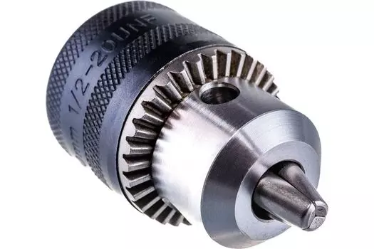 Патрон для дрели Зубр 2908-10-1/2_z02 10 мм, HSS-R, быстрорежущая сталь М2(S6-5-2) Р6М5, класс А 1/2", ударный, ключевой