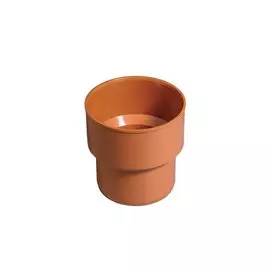 Патрубок D110мм переходной на чугун полипропилен (рыжий)