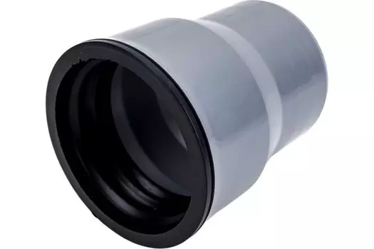 Патрубок Синикон D 110 мм переходной на чугун полипропилен (серый)