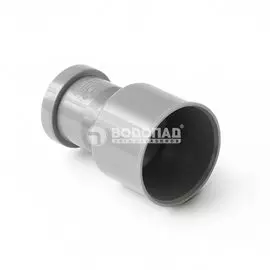 Переходник D110х123мм на чугунную трубу, полипропилен (серый)