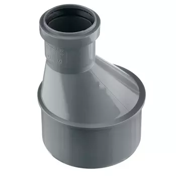 Переходник D110х50мм полипропилен (серый)
