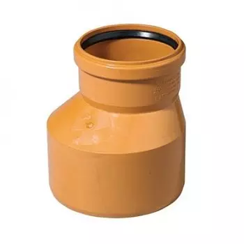 Переходник D250х200мм поливинилхлорид (рыжий)