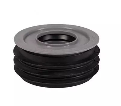 Переходник внутренний Ostendorf D110х50 мм полипропилен (черный/серый)