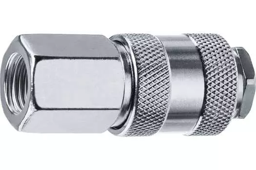 Переходник Зубр Профессионал 64910-1/4 1/4?F - рапид муфта