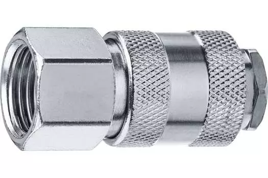 Переходник Зубр Профессионал 64910-3/8 3/8?F - рапид муфта
