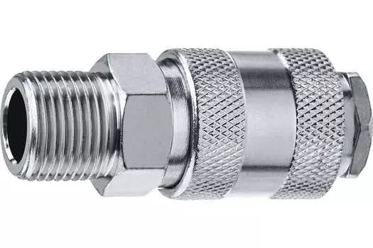 Переходник Зубр Профессионал 64911-3/8 3/8?M - рапид муфта