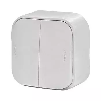 Переключатель на 2 направления 10AX - Quteo IP 20 - 250 B~ - Белый
