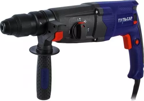 Перфоратор Пульсар ПЭ 28-900П 792-650 SDS-plus, 900Вт, 3,3Дж, 3 режима, съемный патрон, 2,9кг