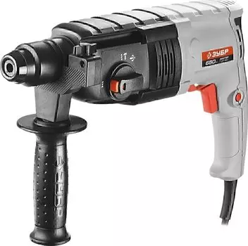 Перфоратор Зубр П-22-650 SDS-plus, реверс, горизонтальный, 2.3 Дж, 0-870 об/мин, 0-4850 уд/мин, 650 Вт
