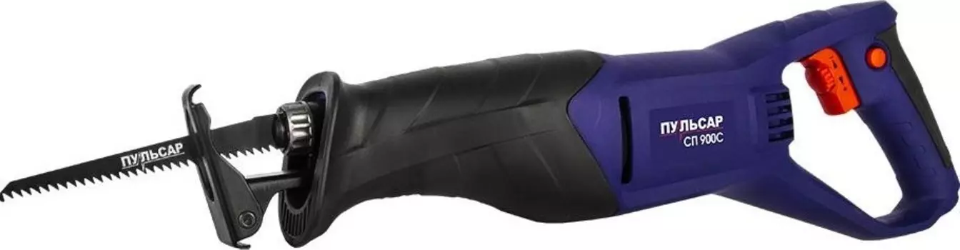 Пила сабельная Пульсар СП 900С 793-718 900Вт, длина хода 20мм, быст зажим, 130 мм дерево