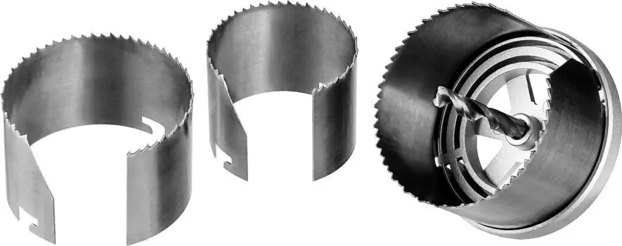 Пила сегментная Зубр 29595-H3-42 наборная по дереву, 3шт(60-80/42мм), 3 полотна: 60-73-80х42мм