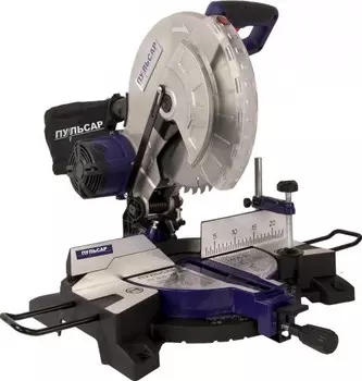Пила торцовочная Пульсар ПТ 305-2400 791-318 2400Вт, 305х30мм, рез 75х180мм,рем. передача, 13,9 кг