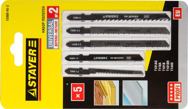 Пилки для электролобзика STAYER