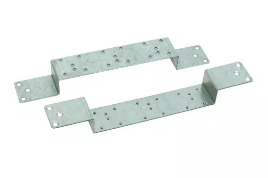 Планка Barbi КТ-04, 3 водорозетки, м/ос 75мм, 347х50х38, оцинкованная сталь, винты М4х8 9шт