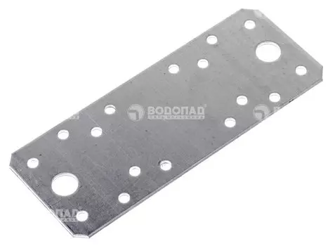 Пластина крепежная оцинк. 140х60х2,0 мм, накл.