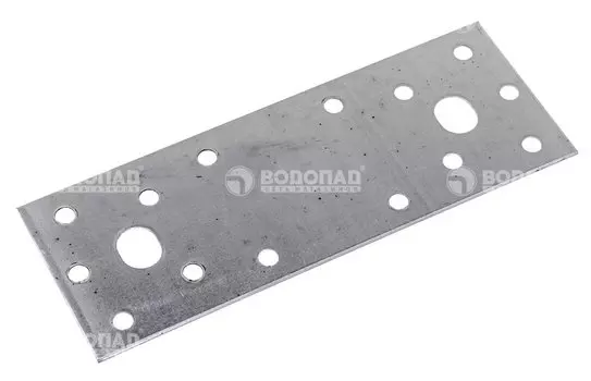 Пластина крепежная оцинк. 180х65х2,0 мм, накл.