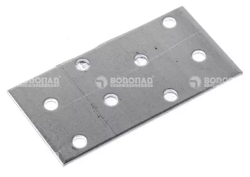 Пластина крепежная оцинк. 80х40х2,0 мм, накл.