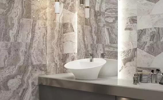 Плитка Керамин Ода 2, 60х30 см, серый (кв.м.)