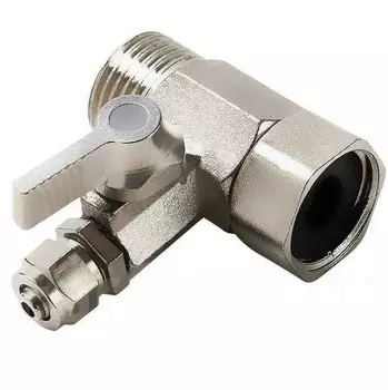 Подключение Аквабрайт КБП-14-12 1/2" шланга 1/4" питьевых систем к водоснабжению