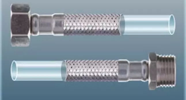 Подводка для воды 1/2" В-Н 12мм сталь L0,5м Pex-Technology