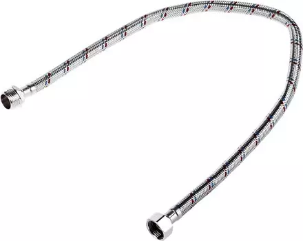 Подводка Зубр 51005-G/S-060 для воды 1/2" В-Н L0,6м сталь