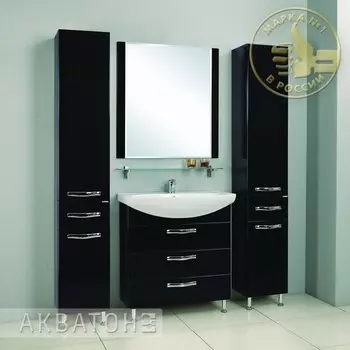 Полка Акватон 1.A144.6.03A.A010 стеклянная Ария 80