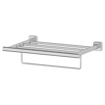 Полка для полотенец с нижним держателем 40 см FBS