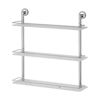 Полка с ограничителем 60 см тройная FBS