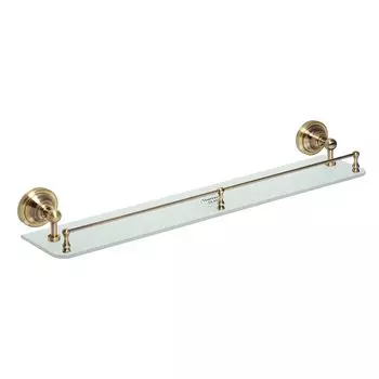 Полка стеклянная с бортиком BEMETA