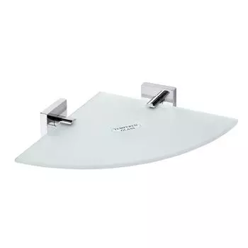 Полка стеклянная угловая BEMETA