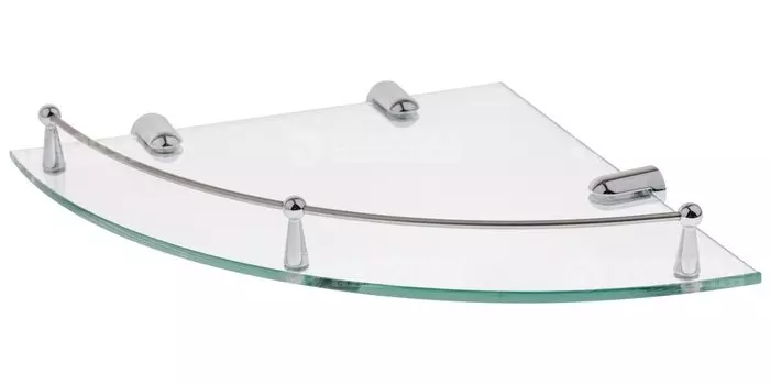 Полка стеклянная угловая WasserKRAFT